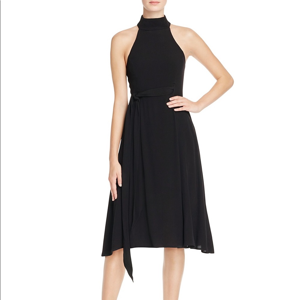 Elliatt Cubism Tie Belt Midi Dress